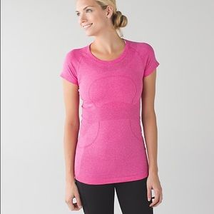 Lululemon Swiftly short sleeve Pink!💗